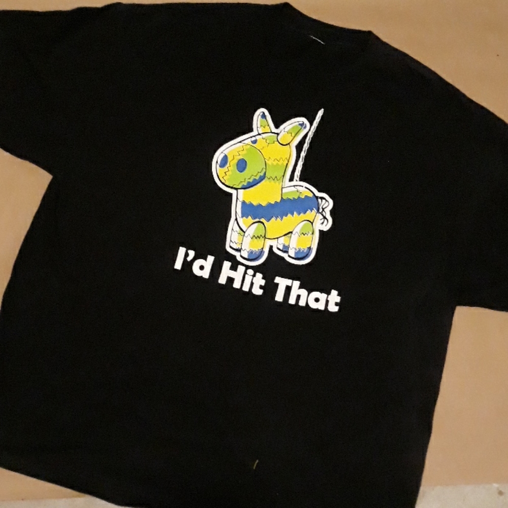 I'd hit that black men's t-shirt 2X